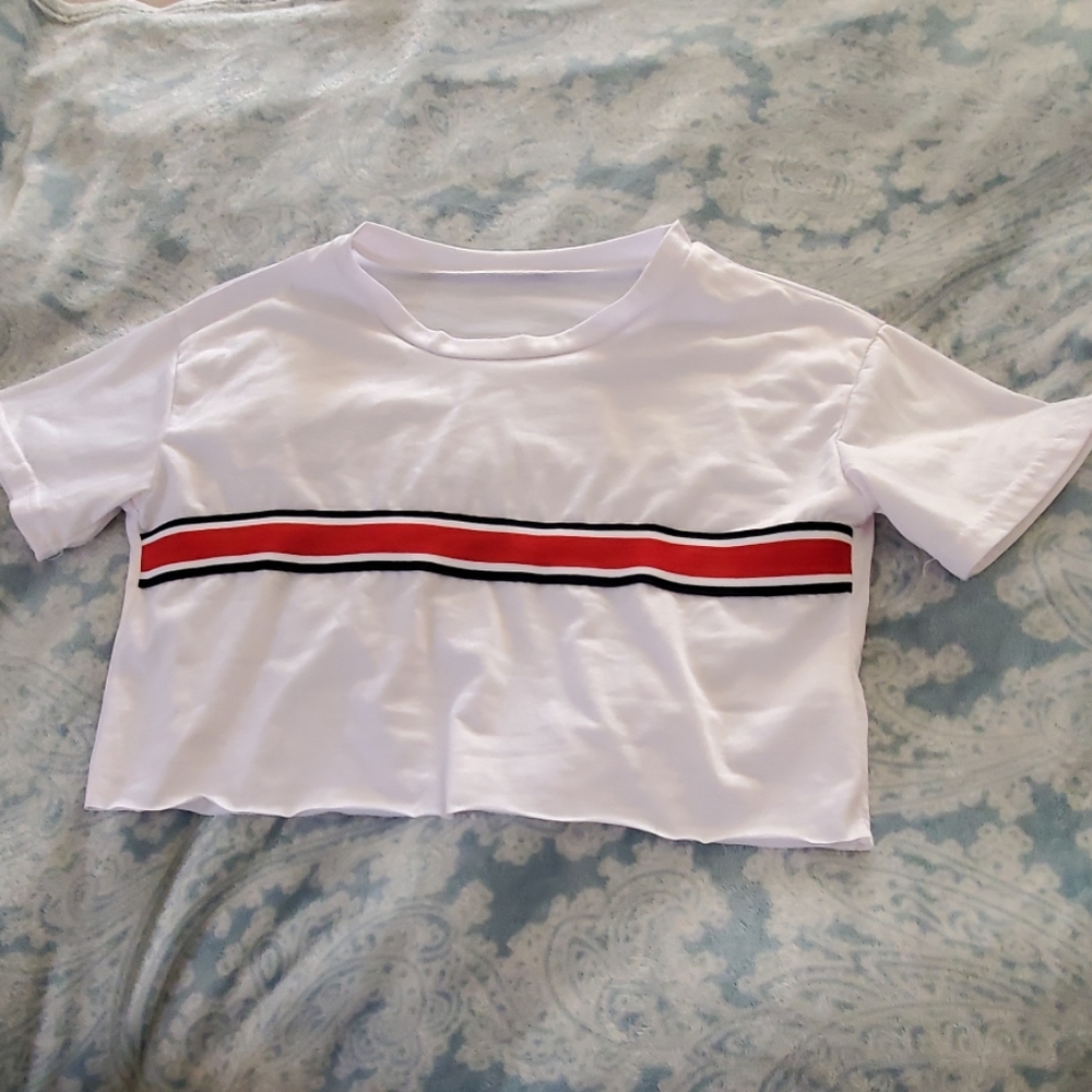 Cute light crop top